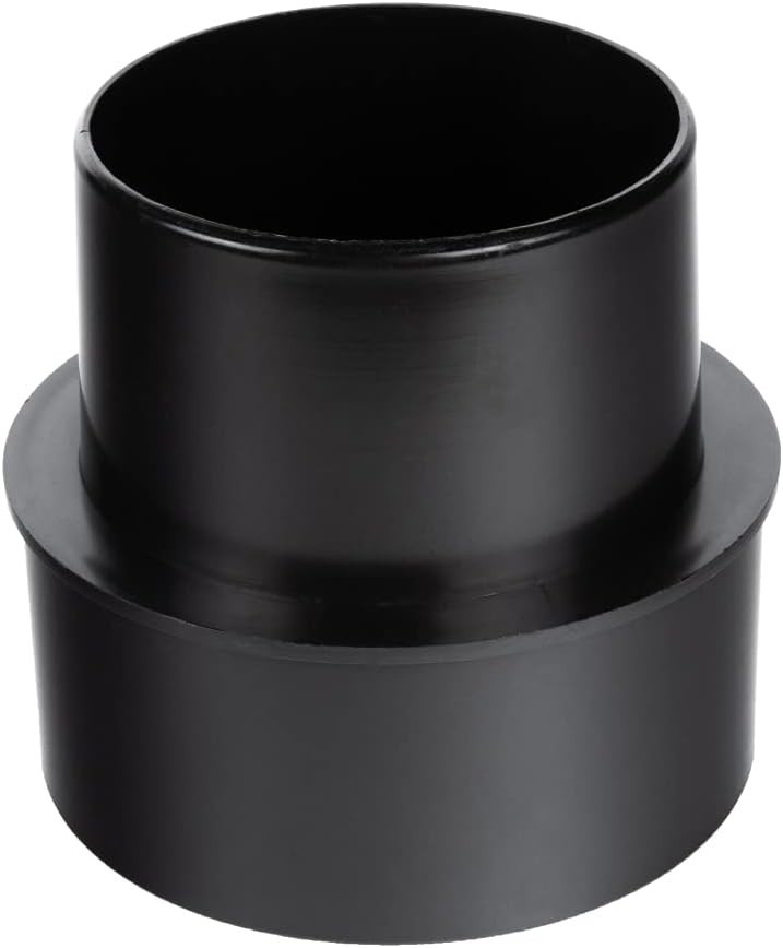 High-Performance 5” to 4” Dust Collection Reducer - Durable ABS Construction