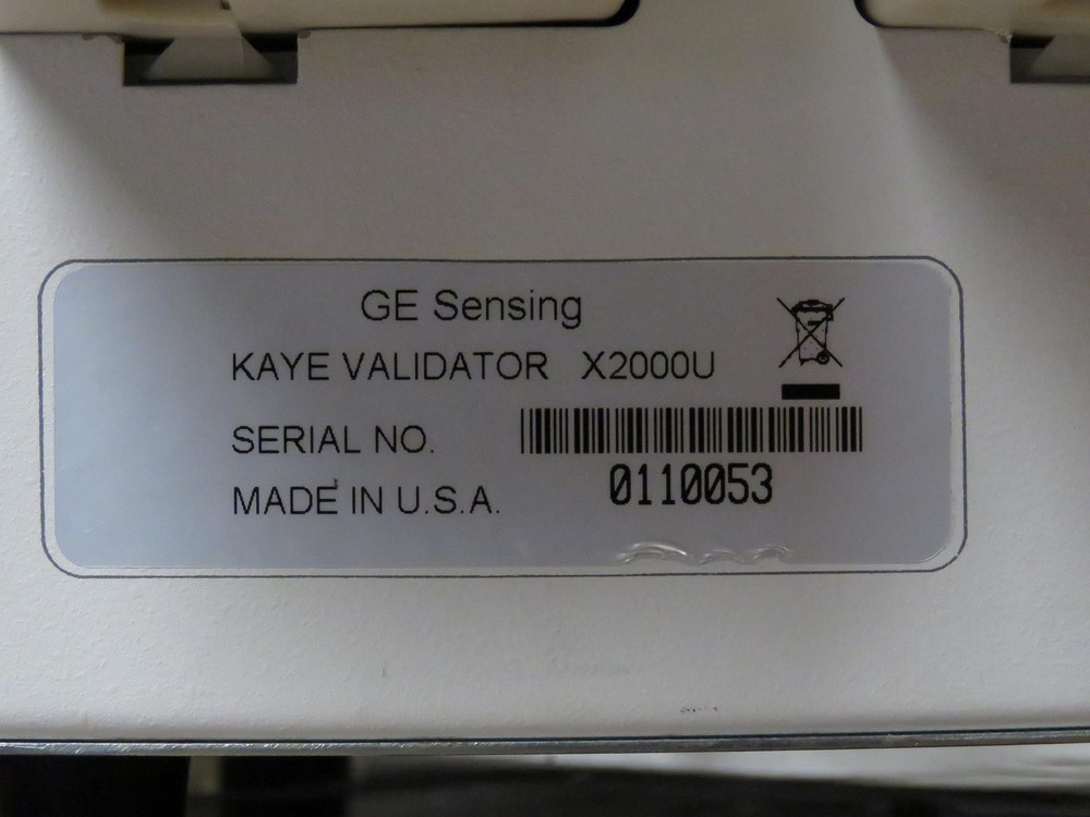 GE KAYE VALIDATOR X2000 U w/ 3 SIM - SENSOR INPUT MODULES 3.62 Firmware 2024 CAL