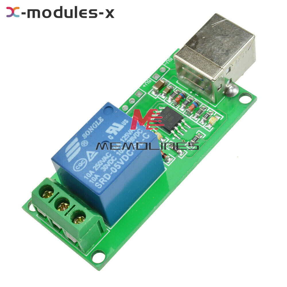 5/12V USB Relay 1/2/4/8 CH Programmable Computer Control Relay For Smart Home U-