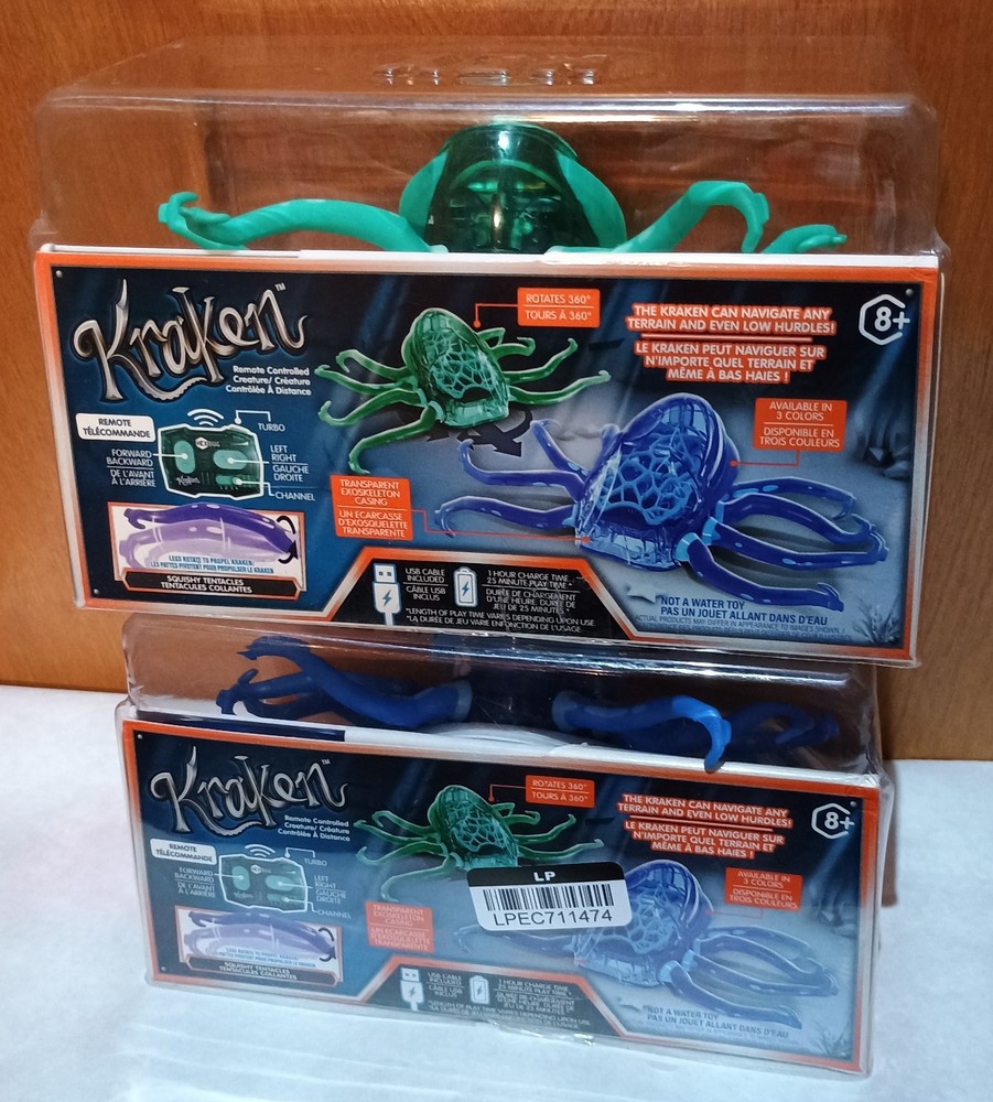 -Pair- *HEXBUG Kraken remote-controlled robotic creatures