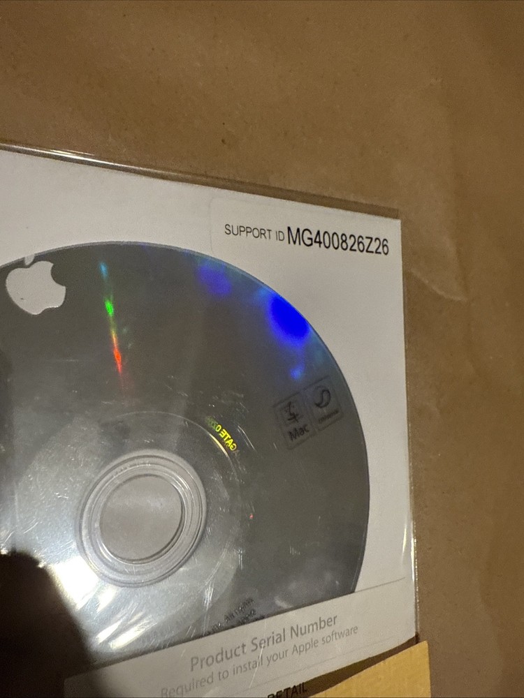 Apple Mac Install Final Cut Express v 4.0 Retail (2007) Video Editing Disk