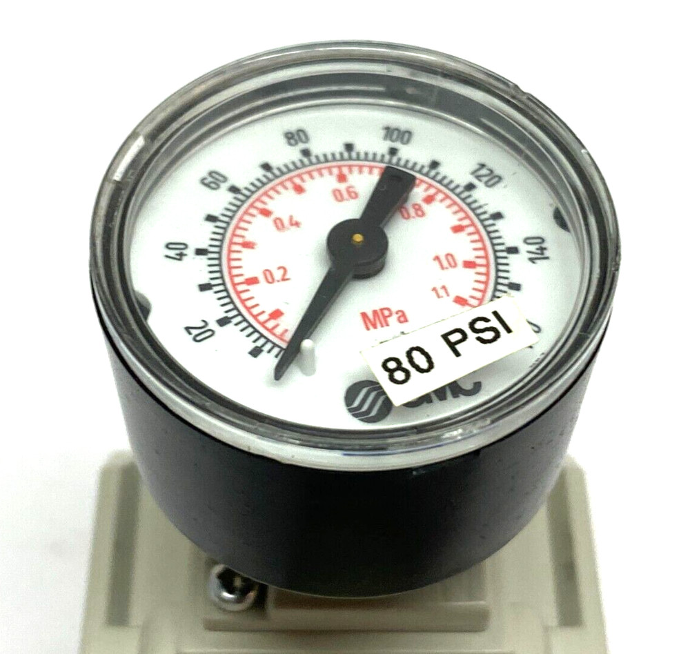 SMC AR25K-N02B-Z-B Modular Regulator w/ Backflow Function 1/4" NPT 7~125psi