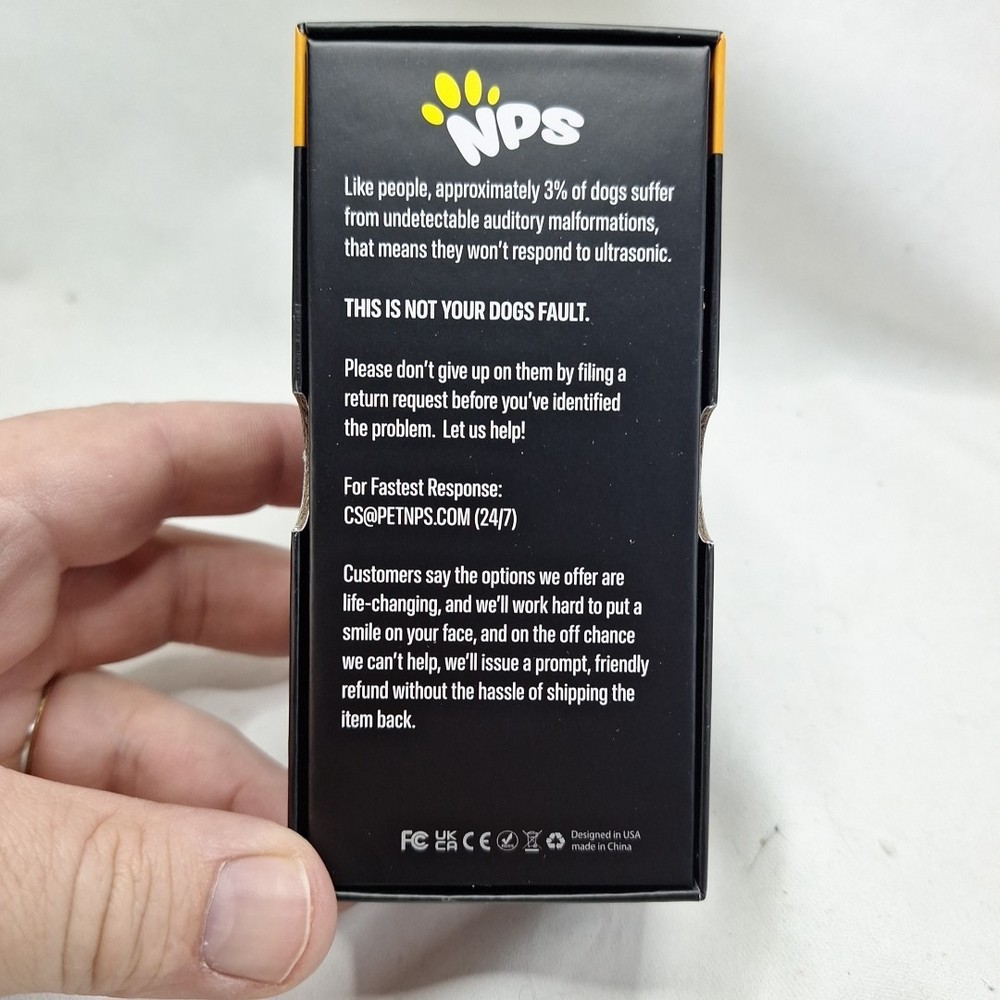 NPS Alpha Dog Behavior Trainer Anti-Barking Control Device USB Rechargeable