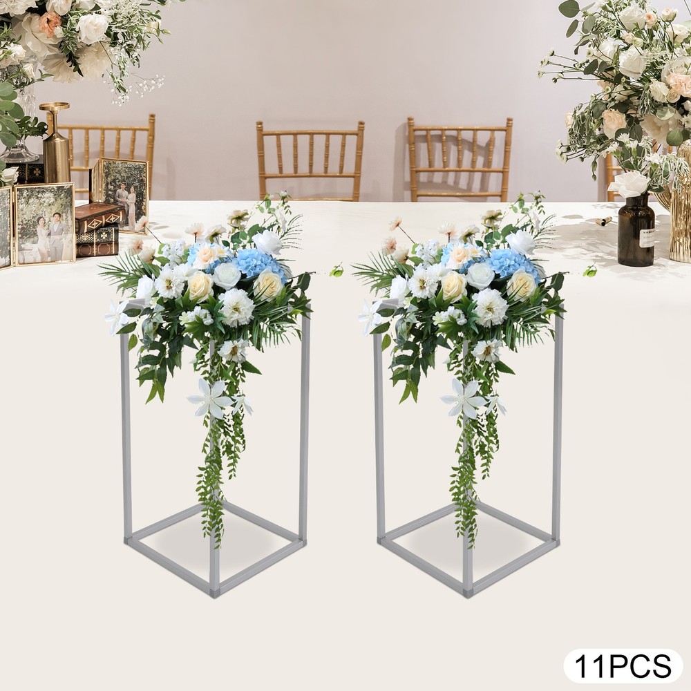 11 Pcs Flower Stands Flower Holder for Wedding Decorations Rectangular Wedding