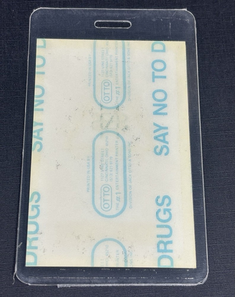 1987 Crosby Stills & Nash VIP Concert Tour Laminated Backstage Pass!