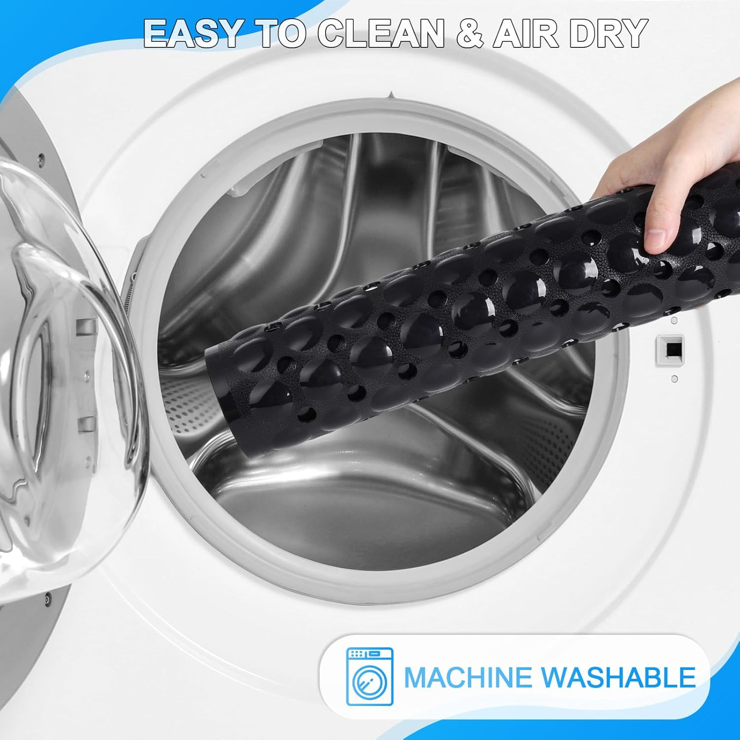 Bathtub and Shower Mats, 40X16 Inch Extra Large Non Slip Soft Bath Tub Mat with