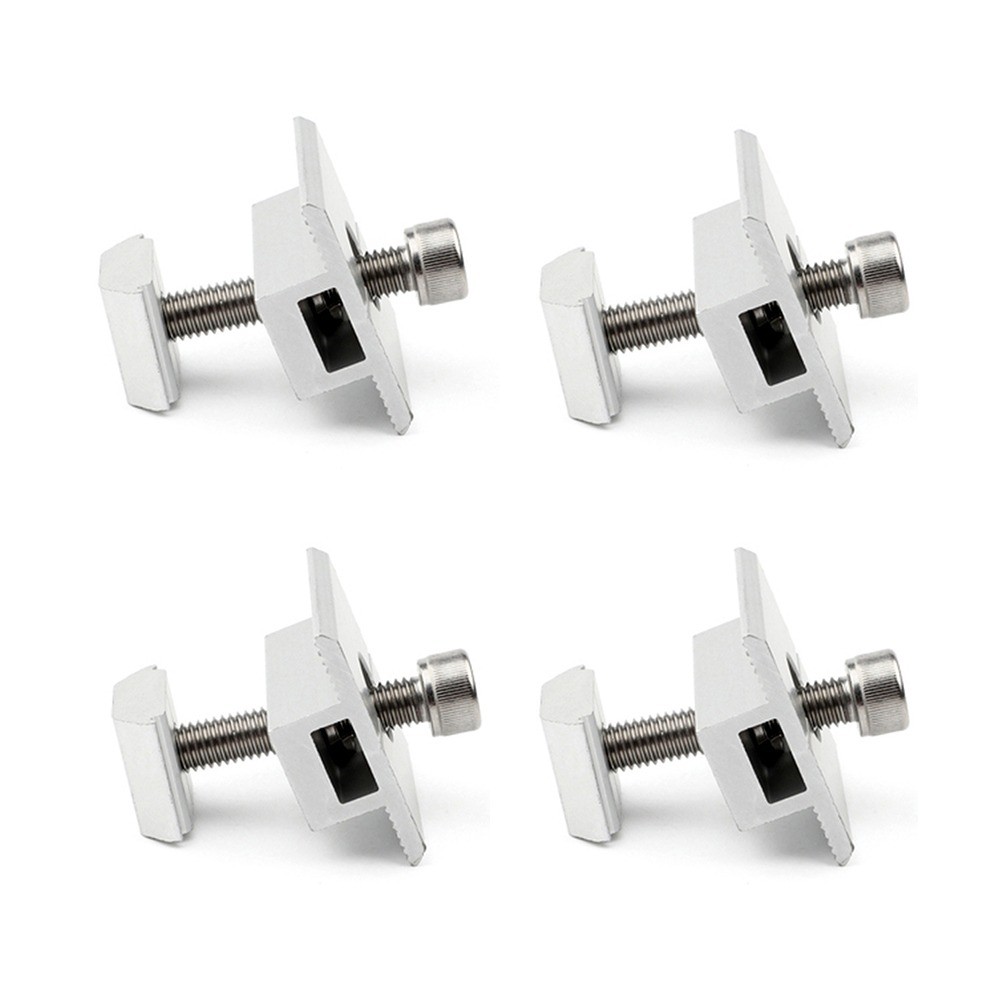 Solar Panel Mounting Bracket Sets Adjustable Mounting Clip Mid And End Clamp US