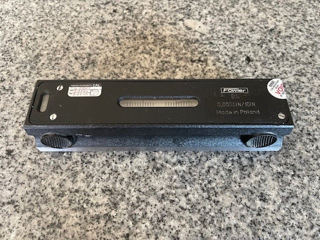 Fowler LEVEL VIN 8” 0.0005'' / 10'' Precision Level