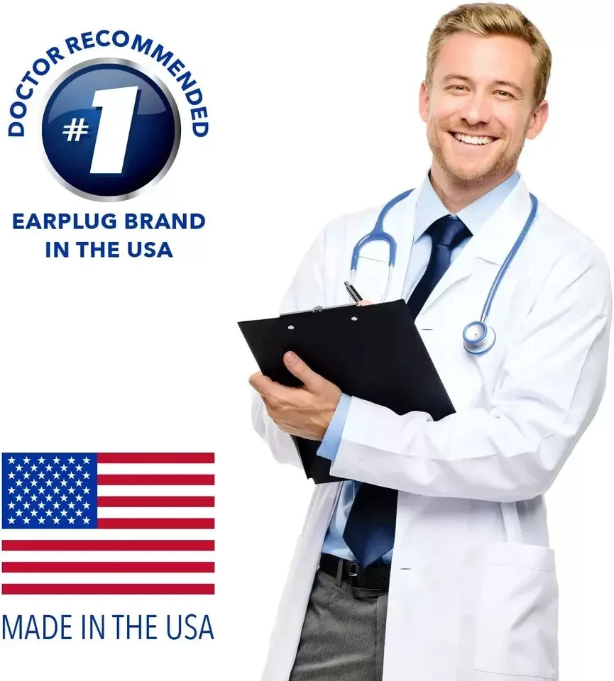 Soft Moldable Silicone Putty Ear Plugs - Kids Size, 6 Pair - Comfortable Small E