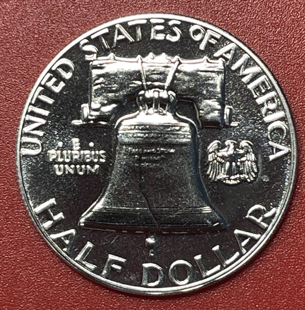 1960 Franklin Silver Proof Half Dollar, Gem.