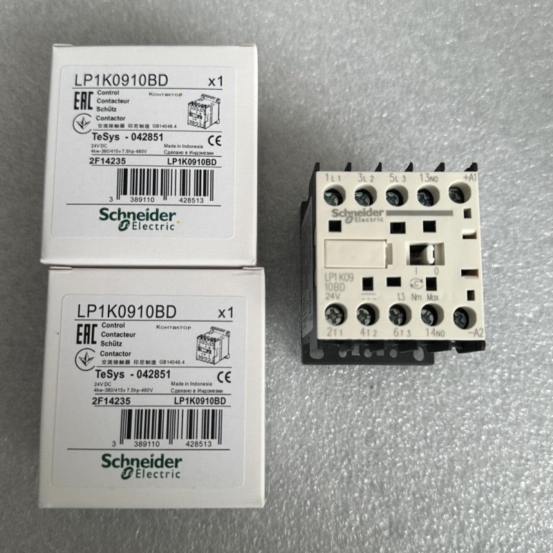 1PCS LP1K0910BD Schneider New Contactor: Expedited Shipping US In-Stock