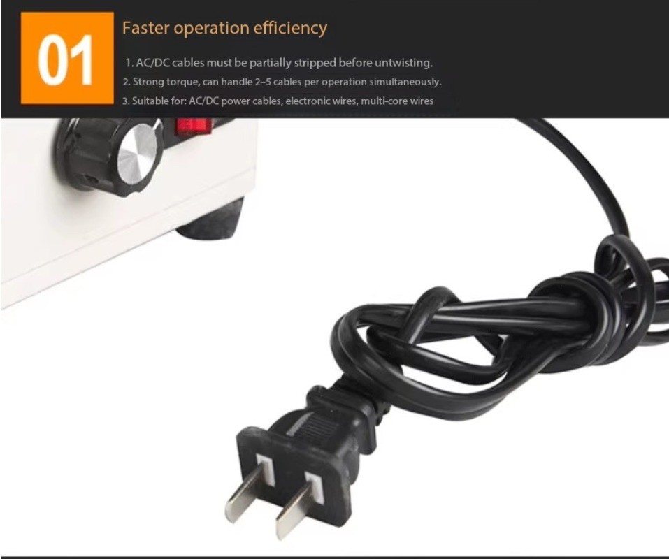 XC-180 Dual-Function Stripping and Twisting Machine Stranding Machine 110V