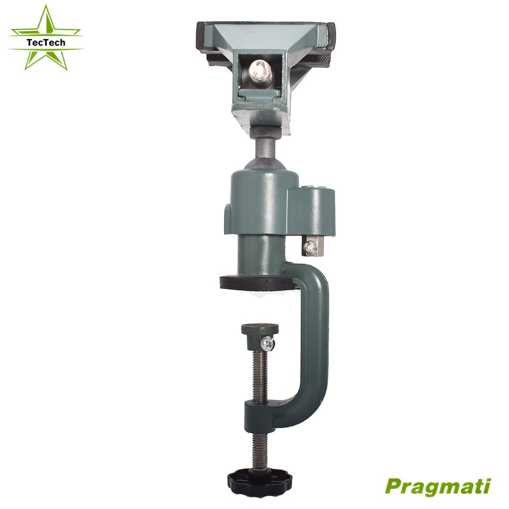 Universal Table Vise For Holding Small Parts 3" Aluminum Swivel 360° Rotating
