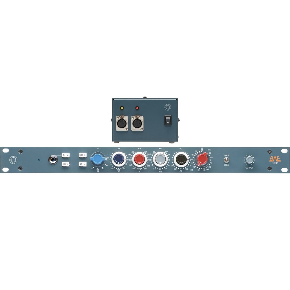 BAE 1032 Mic Preamp/EQ with PSU