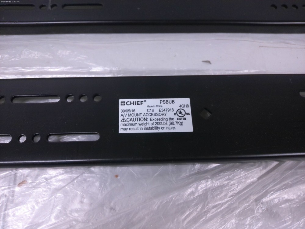 Chief PSBUB P-Series Universal Flat Panel Interface Bracket Black