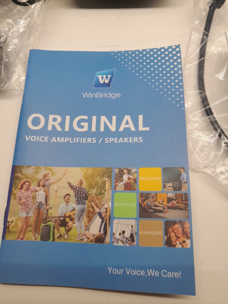 WinBridge Voice Amplifier Model M700 with Microphone Win Bridge