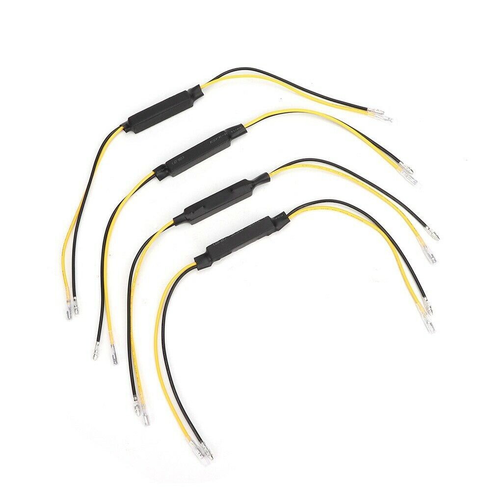 4Pcs LED Load Resistor Decoder Motorcycle Turn Signal Indicator Light LED Load