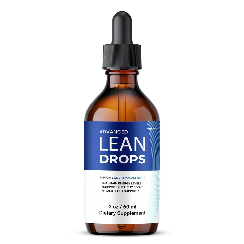 Lean Drops Liquid Supplement, All Natural Max Strength, LeanDrops (1 Pack)