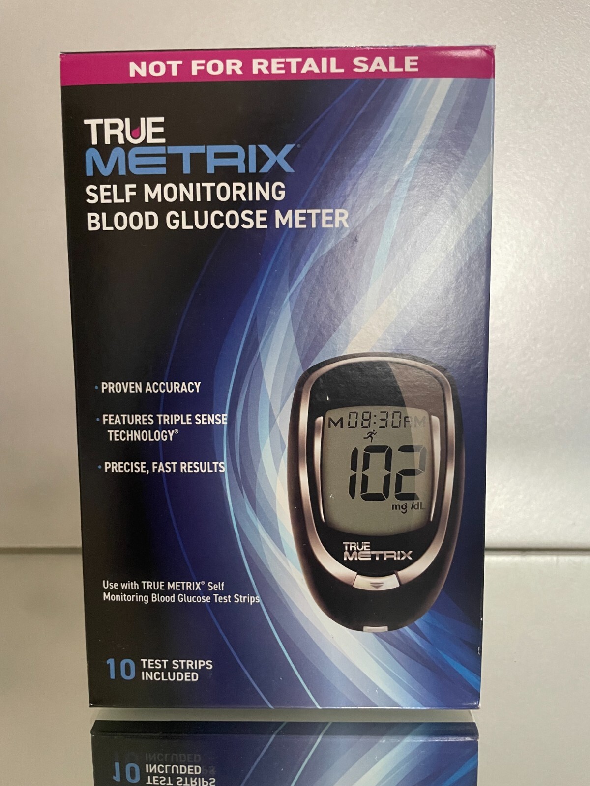 True Metrix Blood Glucose METER KIT, including 10 strips  EXP 05/2027