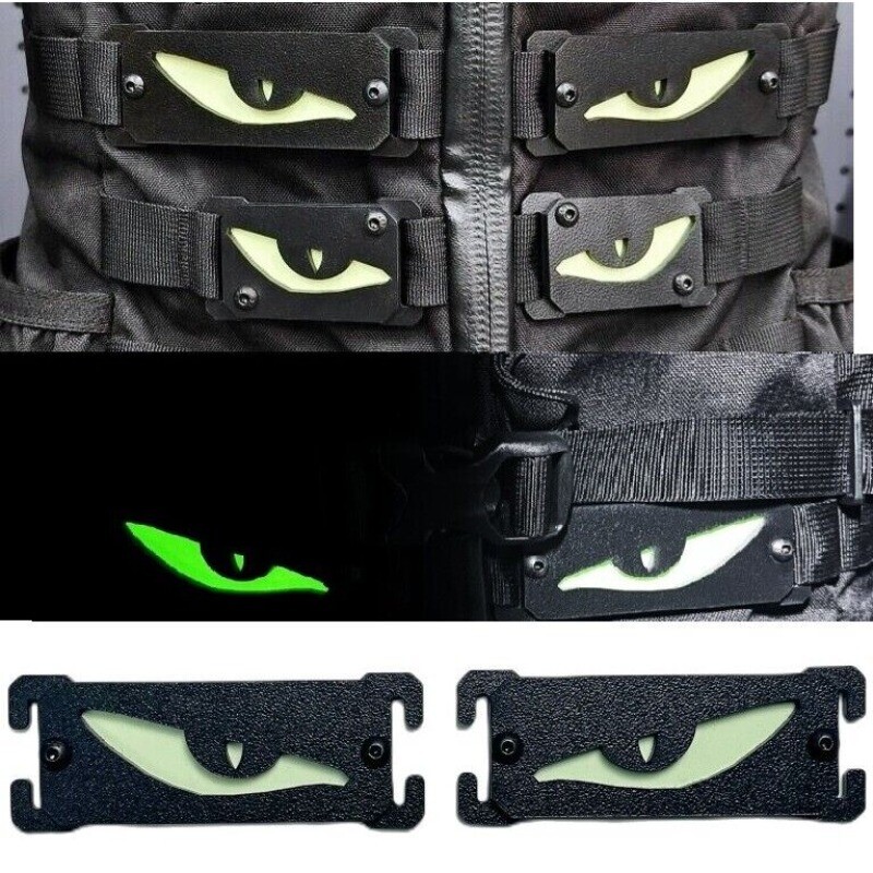 Luminous MOLLE vest backpack with night-time marking strips for outdoor use