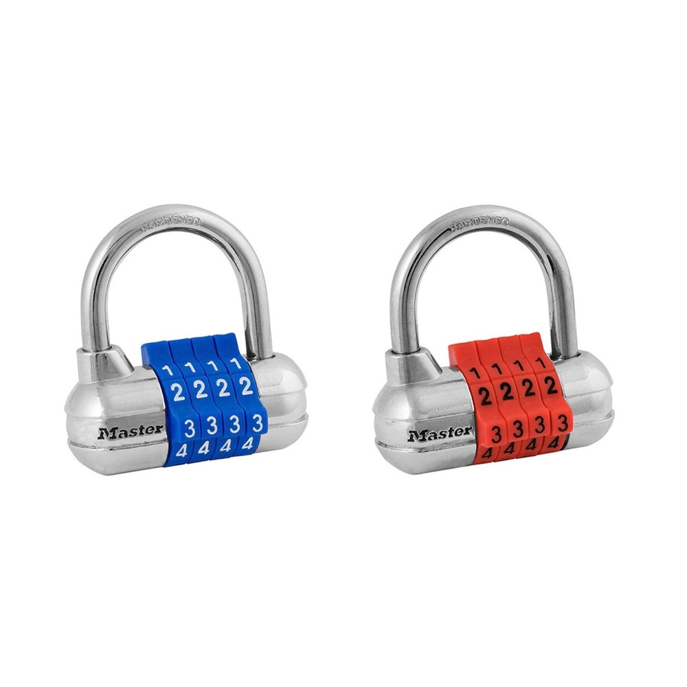 Combination Padlock Set - Adjustable Gym Locker Locks, Secure Indoor Valuables,