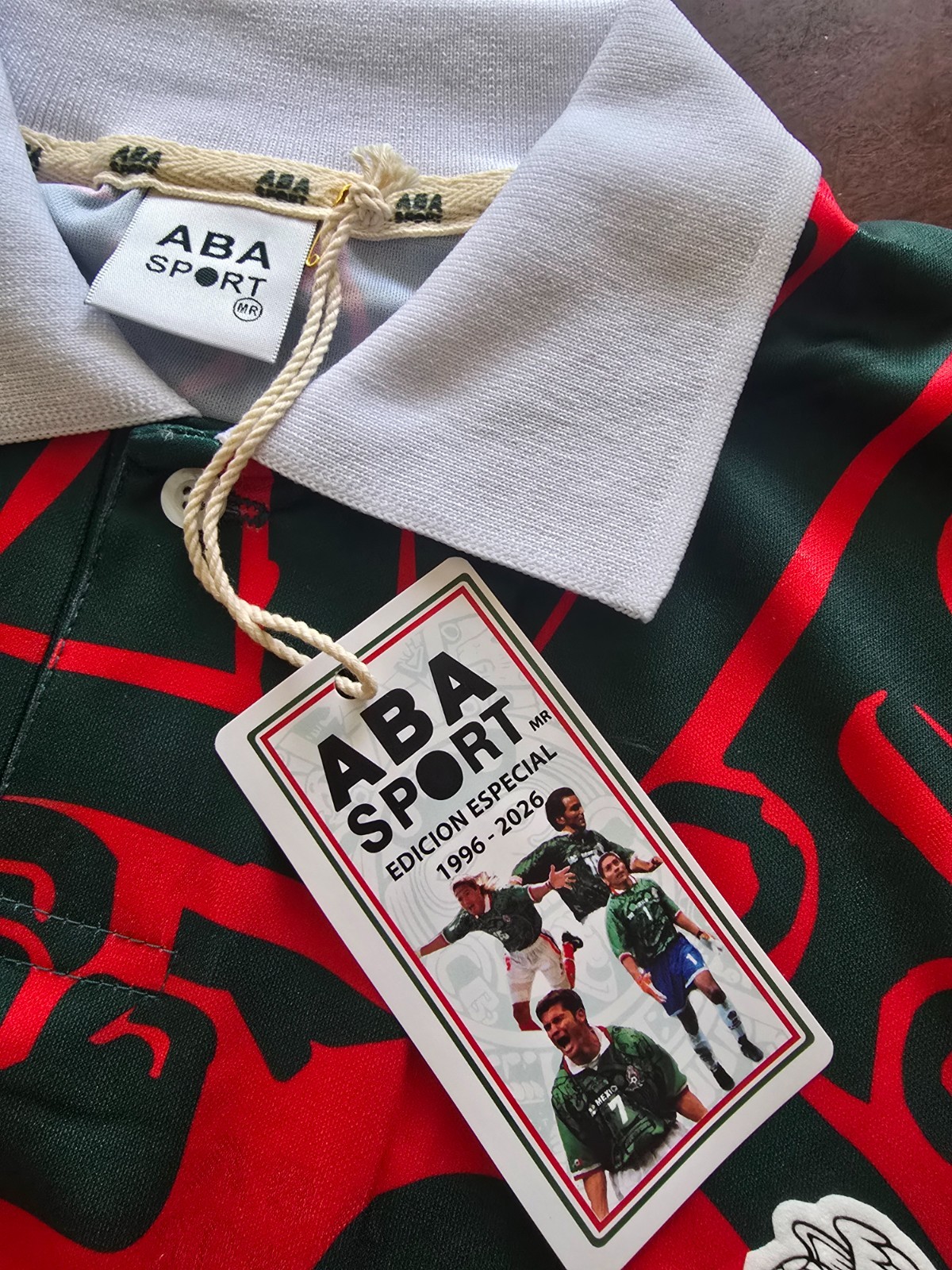 ABA Sport Mexico JERSEY Seleccion Mexicana 1998 reedicion Aba Sport Red/Green