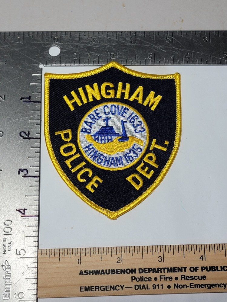 Police Patch Massachusetts Hingham