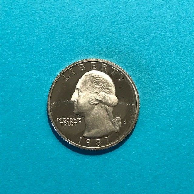 1987 S Washington Proof Quarter FREE SHIP