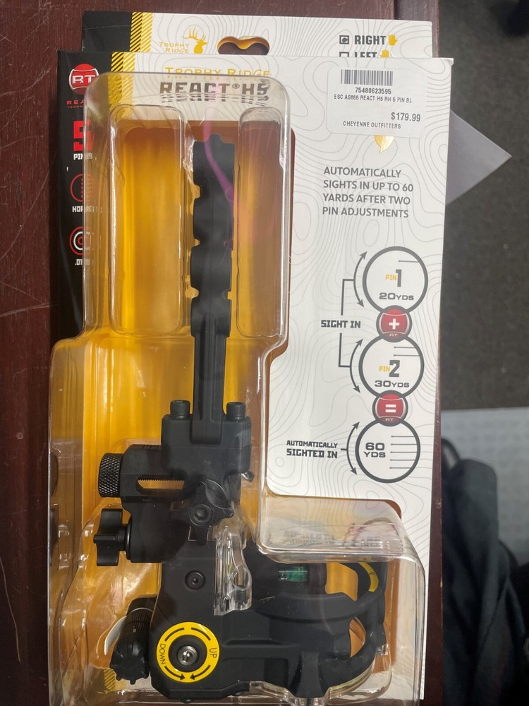 TROPHY RIDGE AS855 REACT H5 5 PIN SIGHT