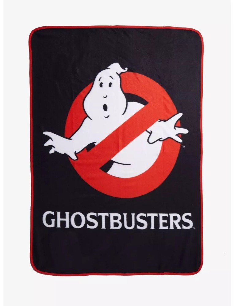 Ghostbusters No Ghost Logo Soft Throw Blanket 45'' x 60'' NEW