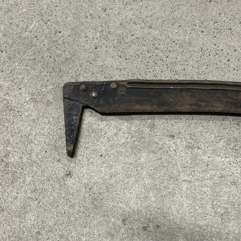 Antique Sickle Blade Cast Iron 32”Long