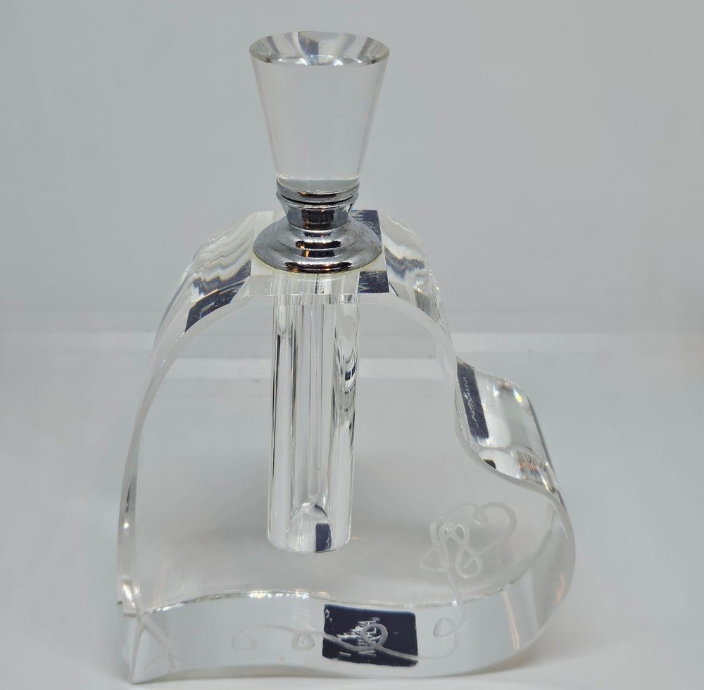 MIKASA Etched Crystal Perfume Bottle