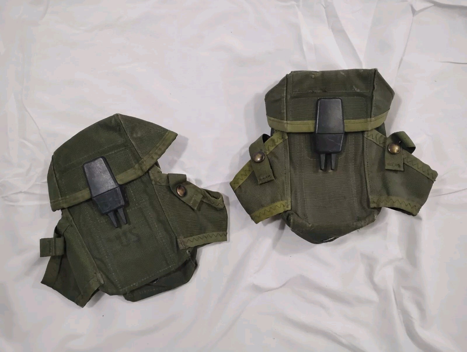 2 - US Military Alice Magazine Pouch LC1 Small Arms Ammo Case 30 LCI Mag Green