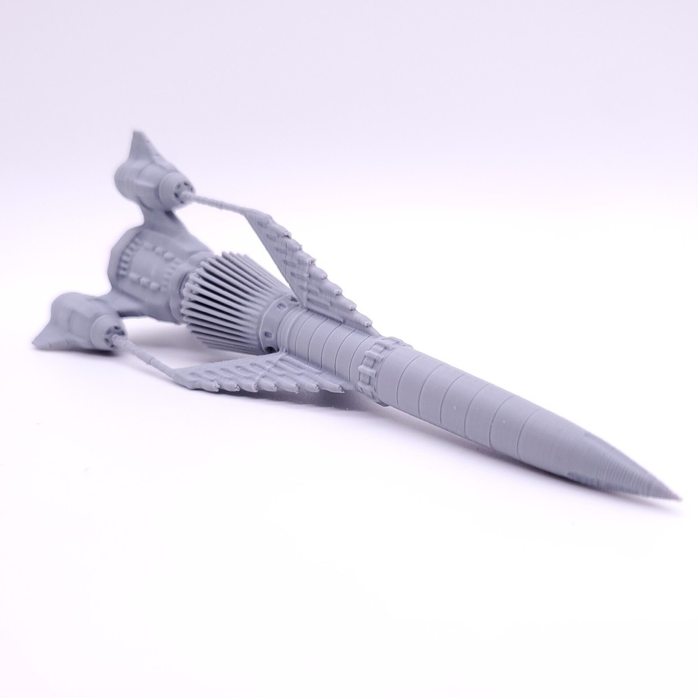 Thunderbird 3 - 3", 6", 12" or 18" Model - Custom Space Ship Kit Sci-fi