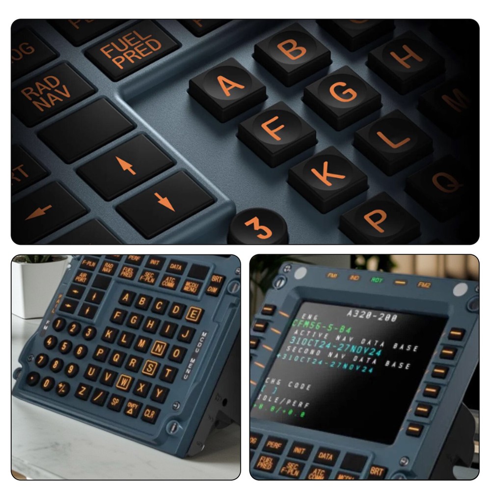 Winwing A3xx Mcdu Flight Control Panel Simulator Compatible W/ X-plane Msfs Bzsi