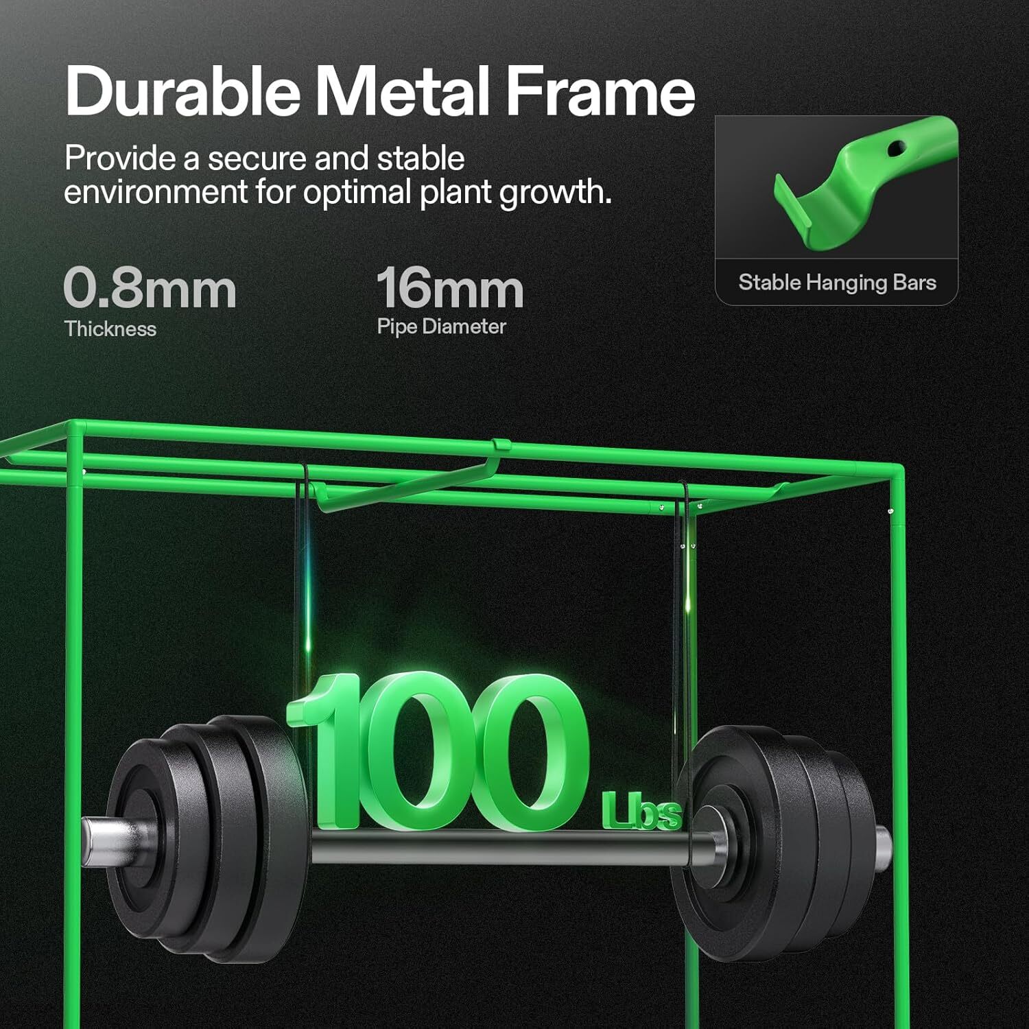 VIVOSUN 4x2ft Grow Tent & 200W LED Grow Light & 4" Inline Fan for Indoor Plants