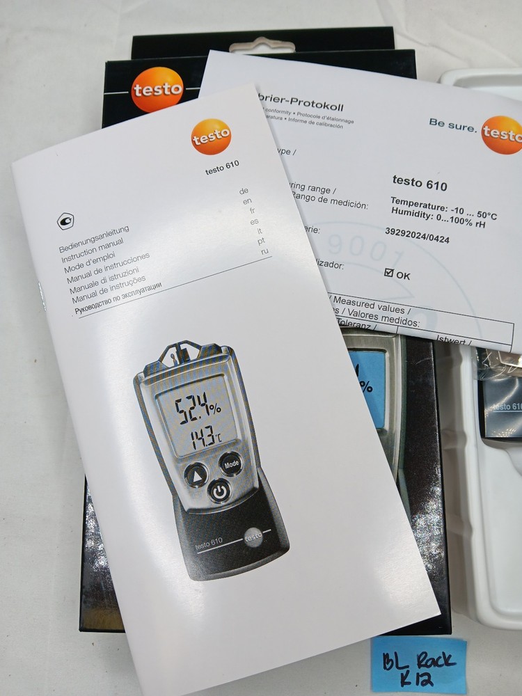 TESTO 610 pocket line Testing temperature and humidity meter
