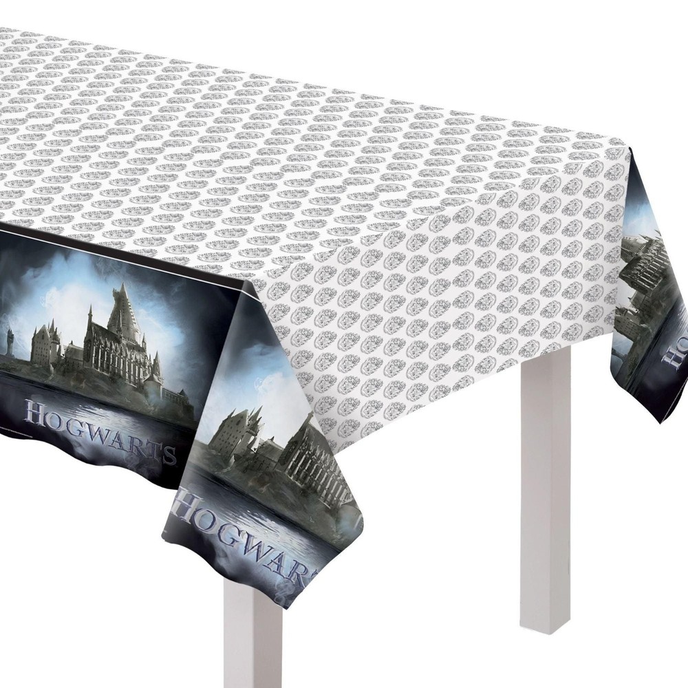 Harry Potter Rectangular Plastic Table Cover, 54 X 84 Inches, 1 Count