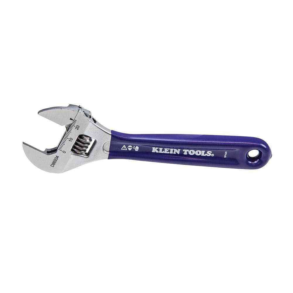 Klein Tools D86934 Adjustable Wrench: Chrome-Plated