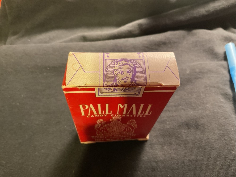 Vintage Pall Mall Candy Cigarette Box. (Empty). 7oz