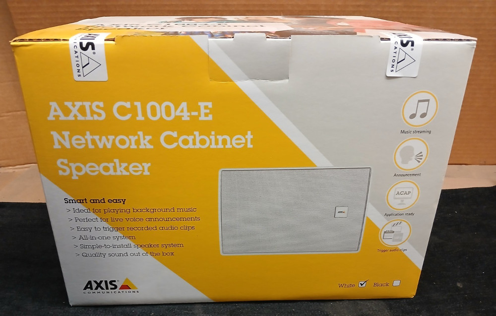 NEW AXIS C1004-E (WHITE) Cabinet Speaker SKU 19692