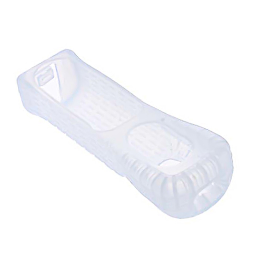White Silicone Case Cover For Nintendo Wii Remote Controller With Motion Plus B
