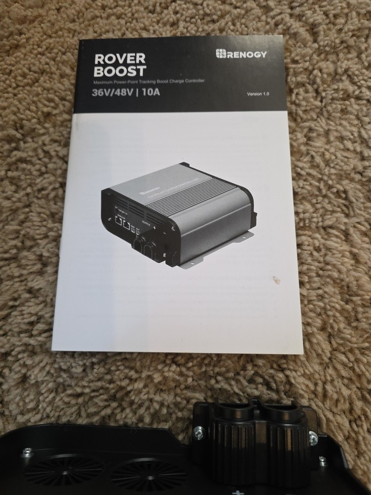 Renogy Boost 10A 36V/48V Auto DC Input MPPT Solar Charge Controller Regulator