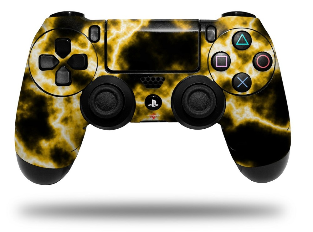Skin for Sony PS4 Controller Electrify Yellow