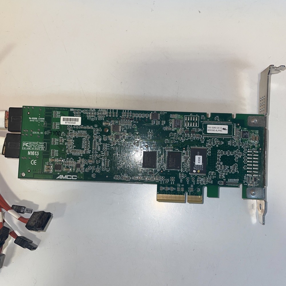 AMCC 3ware 9650SE-8LPML PCIe SATA Raid Controller 700-3260-20 G