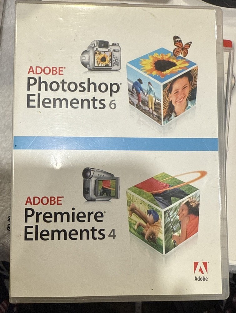 Adobe Photoshop Elements 6 & Premiere Elements 4 with Serial Numbers