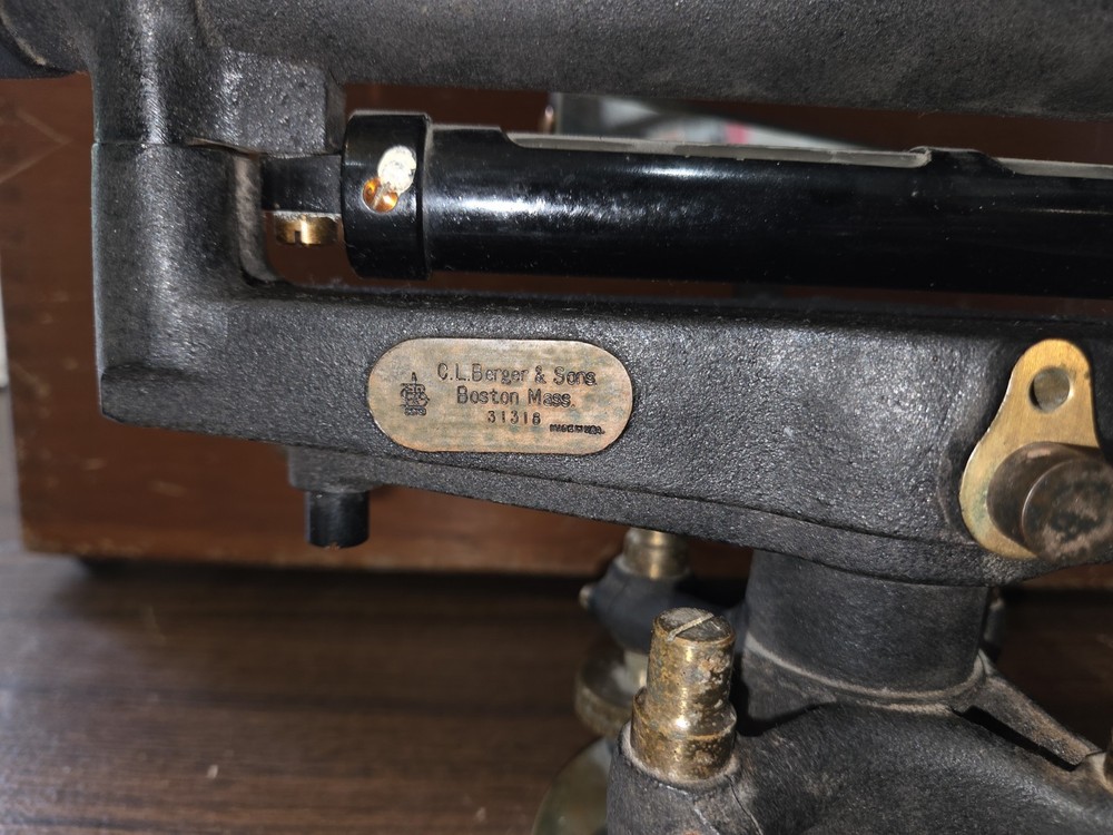 C.L. Berger And Sons' Precise Engineers Level With Micrometer