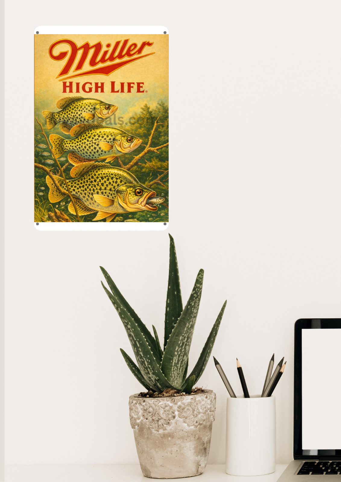 Tito’s Handmade Vodka Pin-Up Style Metal Sign Bar Man Cave Wall Decor Read Des