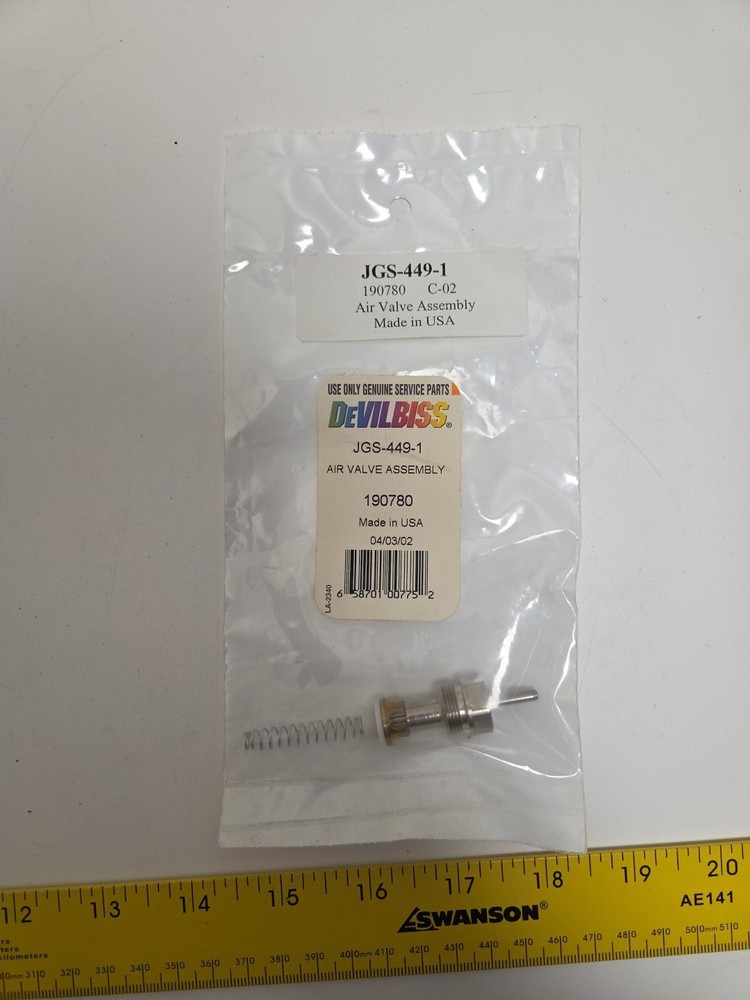 DeVILBISS JGS-449-1 Air Valve Assembly