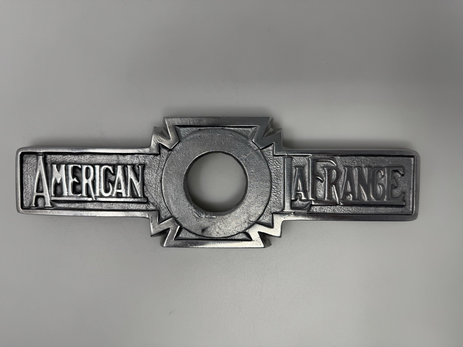 American LaFrance GMC Cosmopolitan Fire Engine Truck Radiator Emblem 1927-31